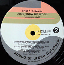 Load image into Gallery viewer, Eric B. &amp; Rakim : Juice (Know The Ledge) (12&quot;, Single)