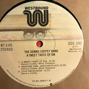 The Dennis Coffey Band : A Sweet Taste Of Sin (LP, Album, RI )