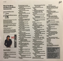 Load image into Gallery viewer, Michael Jackson : Man In The Mirror (7&quot;, Single, Styrene, Car)