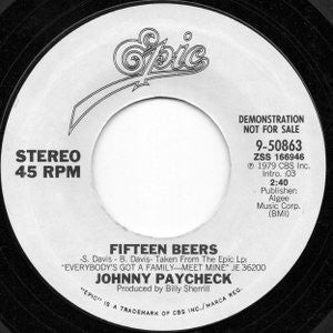 Johnny Paycheck : Fifteen Beers (7