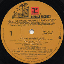 Load image into Gallery viewer, Neil Young &amp; Crazy Horse : Live Rust (2xLP, Album, Win)
