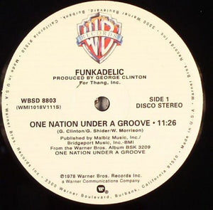 Funkadelic : One Nation Under A Groove (12", Single, RE)