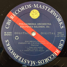 Load image into Gallery viewer, Sibelius*, Philharmonia Orchestra, Esa-Pekka Salonen : Symphony No. 5 ; Pohjola's Daughter (Symphonic Fantasia, Op. 49 (LP)