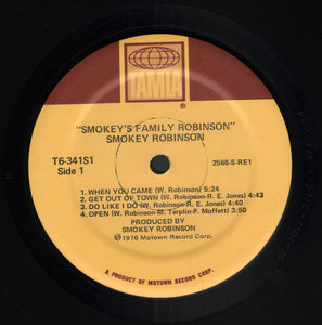 Smokey Robinson : Smokey's Family Robinson (LP, Album)