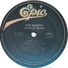 Load image into Gallery viewer, Ted Nugent : State Of Shock (LP, Album, Ter)