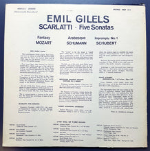 Load image into Gallery viewer, Emil Gilels : Scarlatti Five Sonatas (12&quot;)