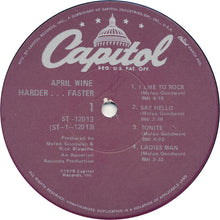 Load image into Gallery viewer, April Wine : Harder.....Faster (LP, Album, Jac)
