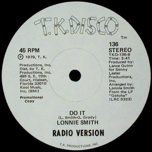 Lonnie Smith : Do It (12", Promo)