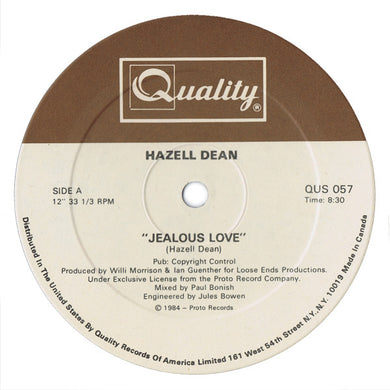 Hazell Dean : Jealous Love / Evergreen (12