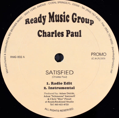 Charles Paul (2) : Satisfied (12