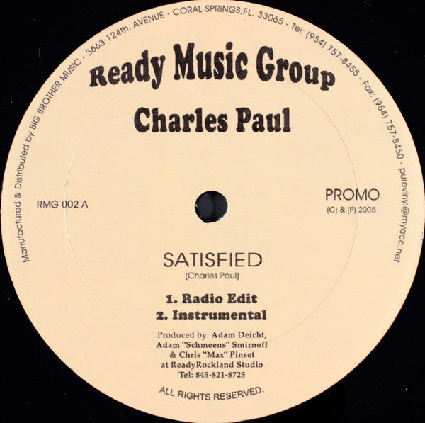 Charles Paul (2) : Satisfied (12