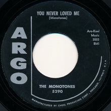 Load image into Gallery viewer, The Monotones : Book Of Love / You Never Loved Me (7", Single, Styrene)