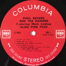 Load image into Gallery viewer, Paul Revere &amp; The Raiders Featuring Mark Lindsay : Alias Pink Puzz (LP, Album, Ter)