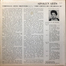 Load image into Gallery viewer, Cornelia Otis Skinner : The Loves Of Charles II (LP, Album, Mono)