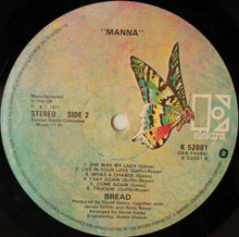 Load image into Gallery viewer, Bread : Manna (LP, Album, RE)