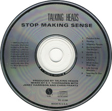 Load image into Gallery viewer, Talking Heads : Stop Making Sense (CD, Album, Club, RE)