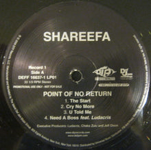 Load image into Gallery viewer, Shareefa : Point Of No Return (2xLP, Album, Promo)