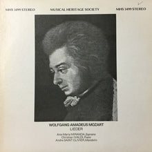 Load image into Gallery viewer, Wolfgang Amadeus Mozart, Ana-Maria Miranda, Christian Ivaldi, André Saint-Clivier : Lieder (LP, Album, RE)