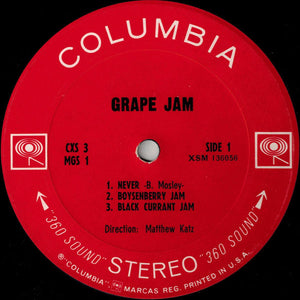 Moby Grape : Grape Jam (LP, Album, Pit)