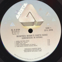 Load image into Gallery viewer, Manfred Mann's Earth Band : Somewhere In Afrika (LP, Album)