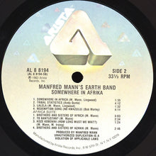 Load image into Gallery viewer, Manfred Mann's Earth Band : Somewhere In Afrika (LP, Album)