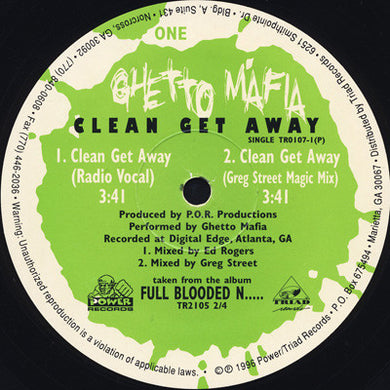 Ghetto Mafia : Clean Get Away (12