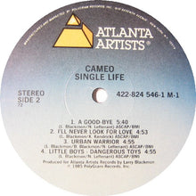 Load image into Gallery viewer, Cameo : Single Life (LP, Album, 72 )