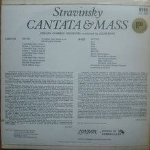 Load image into Gallery viewer, Igor Stravinsky, Sir Colin Davis, English Chamber Orchestra : Cantata &amp; Mass (LP, Mono)