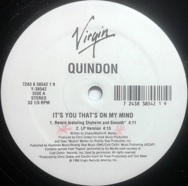 Quindon : It's You That's On My Mind (12