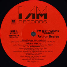 Load image into Gallery viewer, Arthur Scales : I&#39;m Just Passing Through (LP, Album)