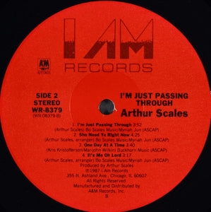 Arthur Scales : I'm Just Passing Through (LP, Album)