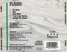 Load image into Gallery viewer, Mal Waldron : In Retrospect (CD, Album, RE)