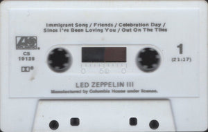 Led Zeppelin : Led Zeppelin III (Cass, Album, Club, RE)