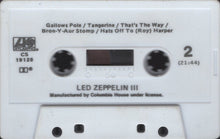 Load image into Gallery viewer, Led Zeppelin : Led Zeppelin III (Cass, Album, Club, RE)