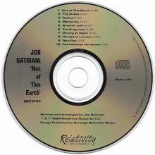 Load image into Gallery viewer, Joe Satriani : Not Of This Earth (CD, Album, RE)
