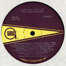 Load image into Gallery viewer, The Temptations : Surface Thrills (LP, Album)