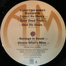 Load image into Gallery viewer, Nazareth (2) : Expect No Mercy (LP, Album, Mon)