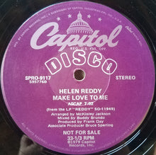 Load image into Gallery viewer, Helen Reddy : Make Love To Me (12&quot;, Promo)