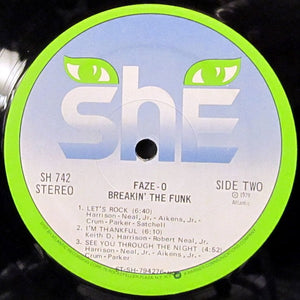 Faze-O : Breakin' The Funk (LP, Album, MO)