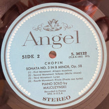 Load image into Gallery viewer, Frédéric Chopin / Witold Malcuzynsky : Sonata No. 2 In B Flat Minor Op. 53, Sonata No. 3 In B Minor Op. 58 (LP, Album, Blu)