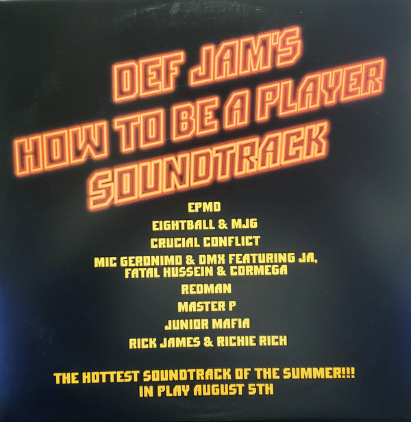 Various - Def Jam's How To Be A Player Soundtrack (2xLP, Comp, Promo, Gat)  (VG+)