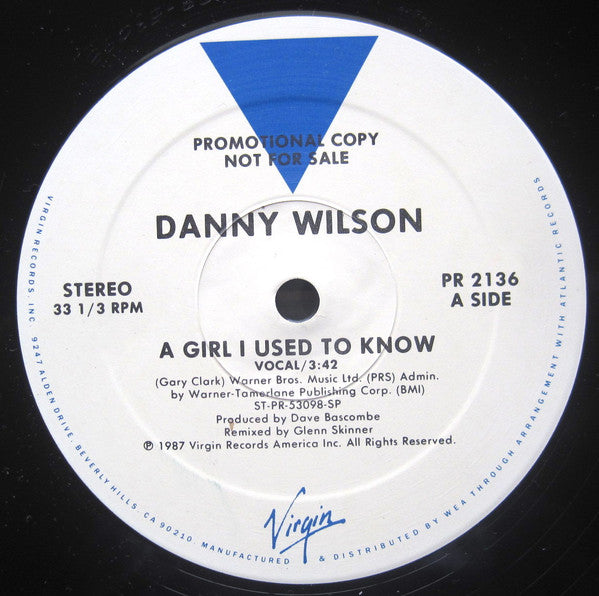 Danny Wilson (2) : A Girl I Used To Know (12