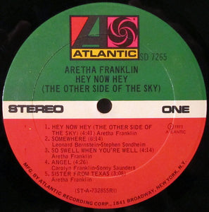 Aretha* : Hey Now Hey (The Other Side Of The Sky) (LP, Album, PRC)