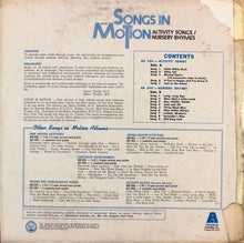 Load image into Gallery viewer, Henry Colella, Mario Truglio : Songs In Motion: Activity Songs / Nursery Rhymes (LP)