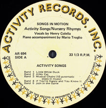Load image into Gallery viewer, Henry Colella, Mario Truglio : Songs In Motion: Activity Songs / Nursery Rhymes (LP)