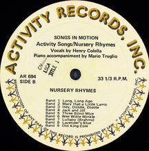 Load image into Gallery viewer, Henry Colella, Mario Truglio : Songs In Motion: Activity Songs / Nursery Rhymes (LP)