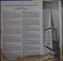 Load image into Gallery viewer, Various : Festival Of RCA Victor Artists, Volume Two, Gospel Sing (LP, Comp)