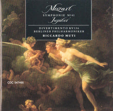Load image into Gallery viewer, Mozart*, Berliner Philharmoniker, Riccardo Muti : Symphonie No. 41 &#39;Jupiter&#39;. Divertimento KV 136. (CD, Album, Club)
