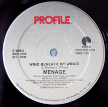 Load image into Gallery viewer, Menage (2) : Wind Beneath My Wings (12&quot;, Single)