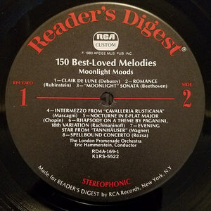 Various : 150 Best Loved Melodies (8xLP, Comp + Box)